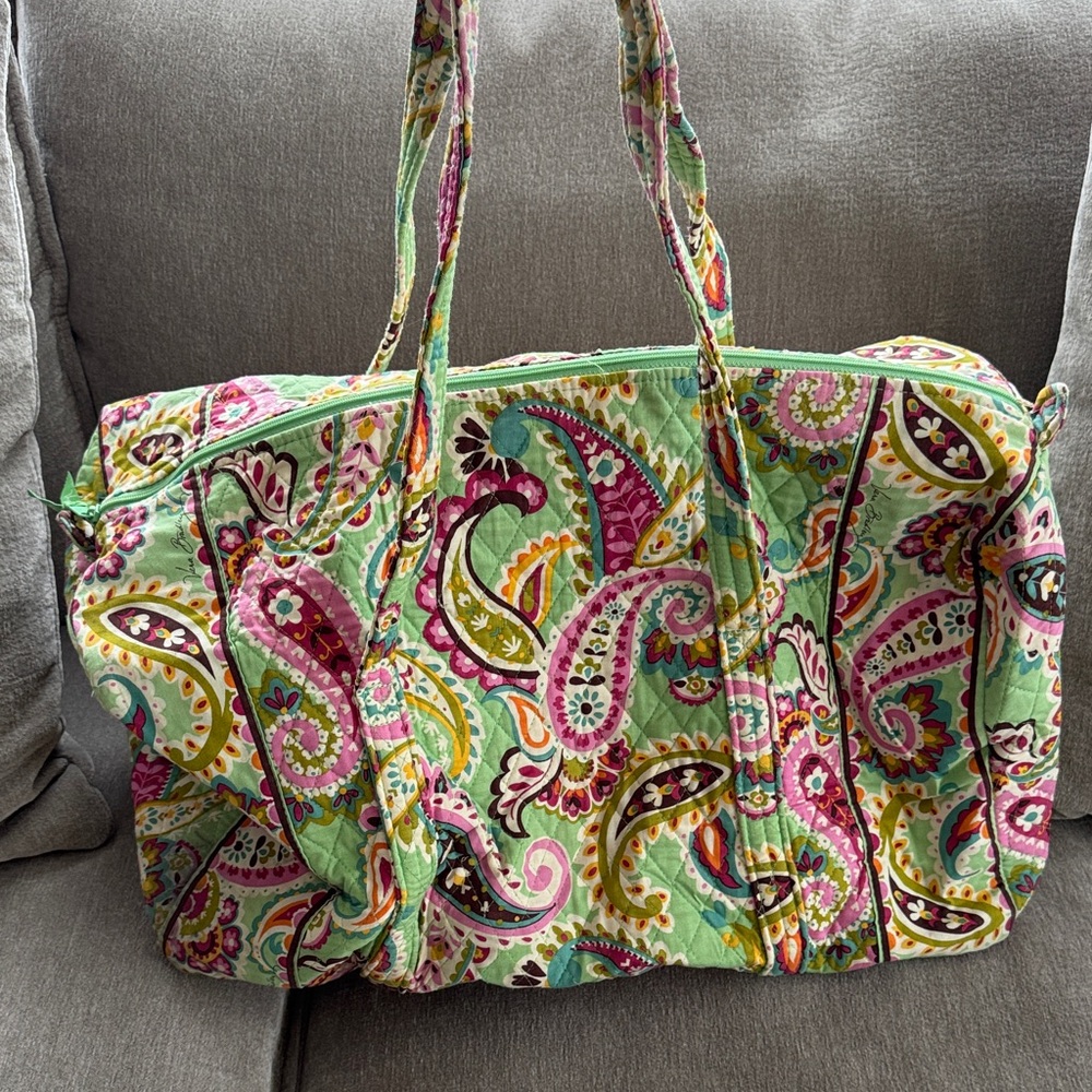 Vera Bradley Multicolor Paisley Travel Bag